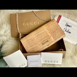 Rare Gucci Python Snakeskin WOC 💕